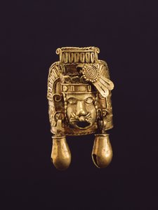 Anillo con el dios del viento Ehecatl